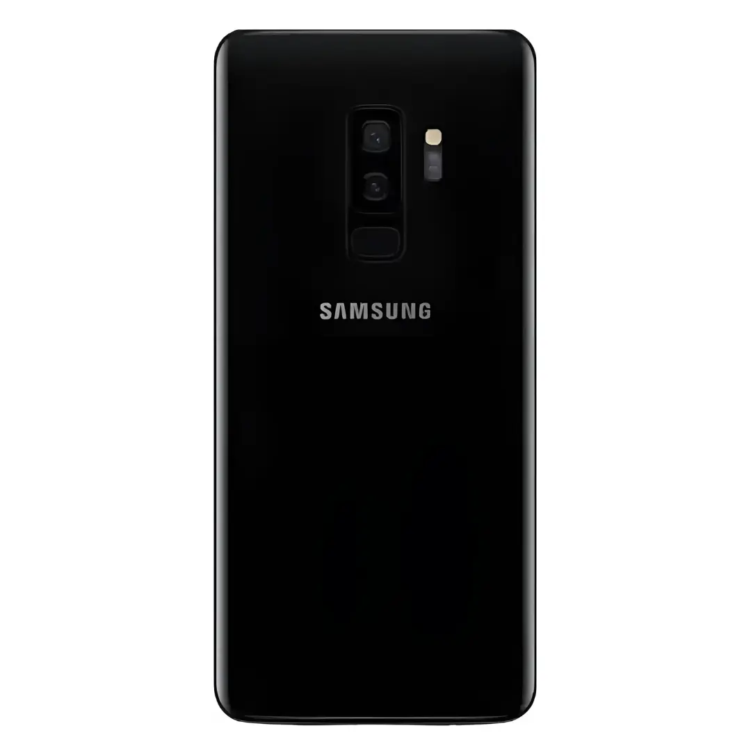 Back Glass Samsung Galaxy S9 Plus with Camera Lens Black